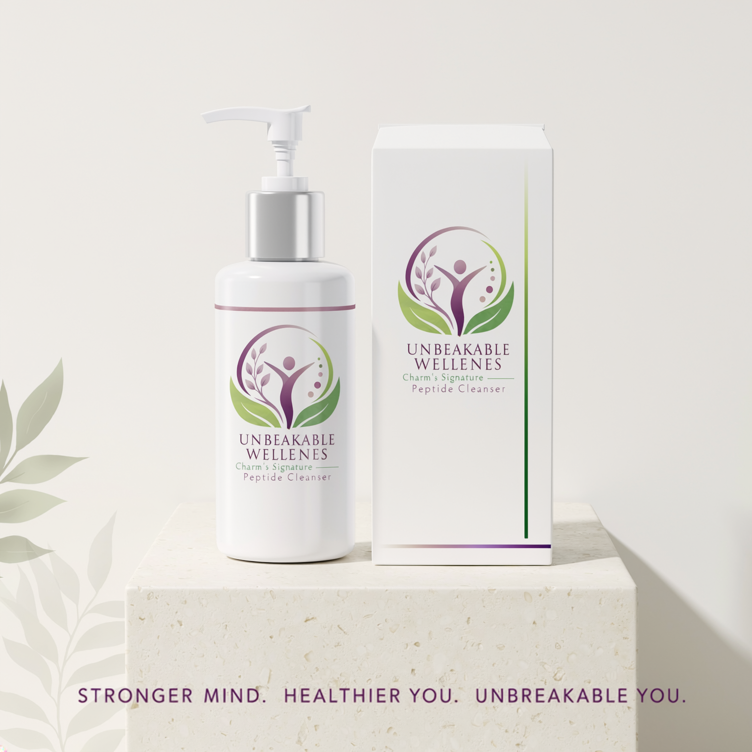 Charm's Signature Peptide Cleanser product photography