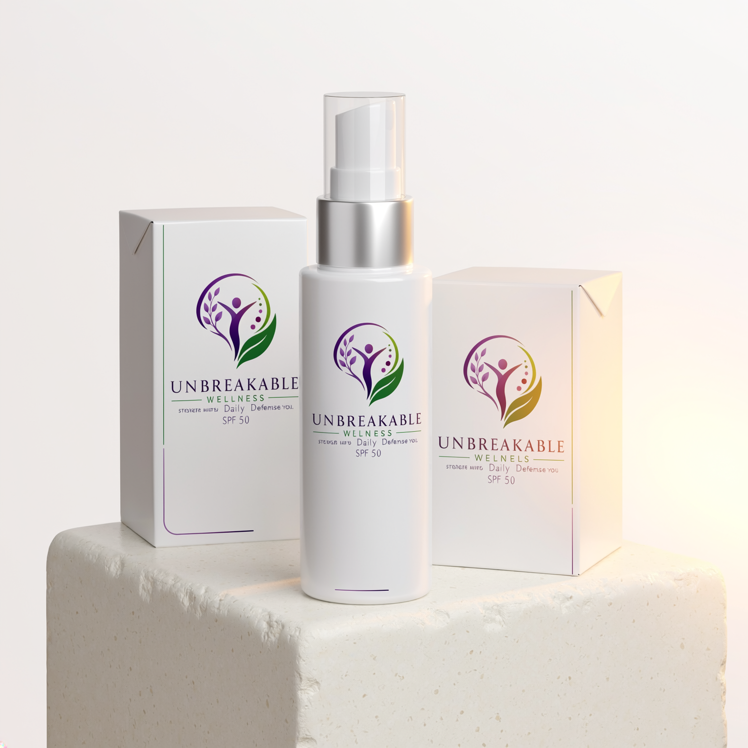 Unbreakable Sisters Daily Defense SPF 50 product photography